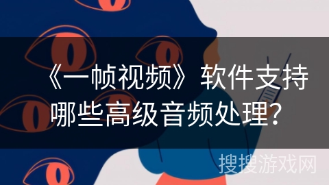 《一帧视频》软件支持哪些高级音频处理？
