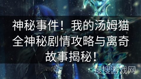 神秘事件！我的汤姆猫全神秘剧情攻略与离奇故事揭秘！