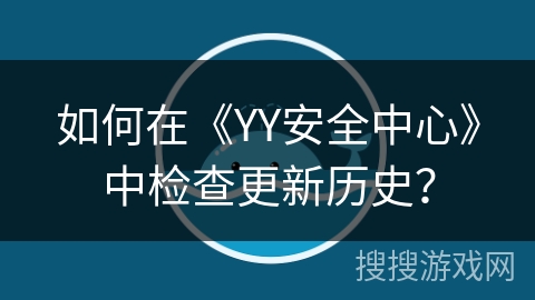 如何在《YY安全中心》中检查更新历史？