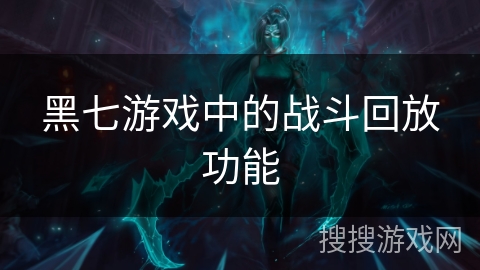 黑七游戏中的战斗回放功能