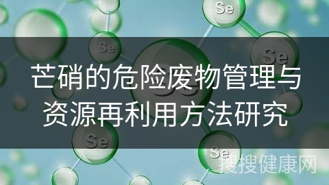 芒硝的危险废物管理与资源再利用方法研究