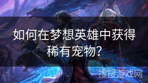 如何在梦想英雄中获得稀有宠物？