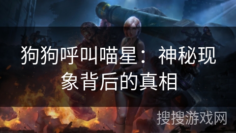狗狗呼叫喵星:神秘现象背后的真相 狗狗呼叫喵星:神秘现象背后的真相