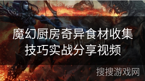 魔幻厨房奇异食材收集技巧实战分享视频
