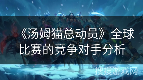 《汤姆猫总动员》全球比赛的竞争对手分析
