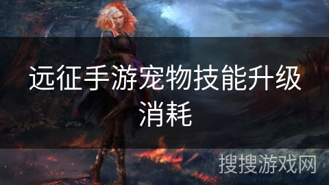 远征手游宠物技能升级消耗