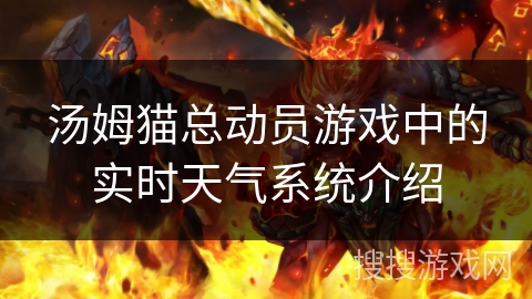 汤姆猫总动员游戏中的实时天气系统介绍
