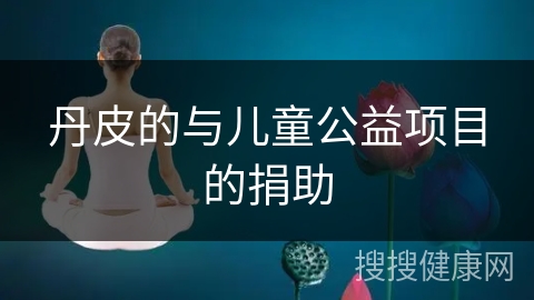 丹皮的与儿童公益项目的捐助