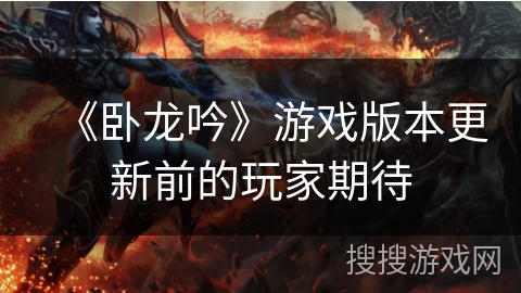 《卧龙吟》游戏版本更新前的玩家期待