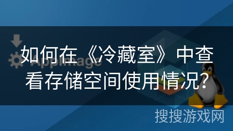 如何在《冷藏室》中查看存储空间使用情况？