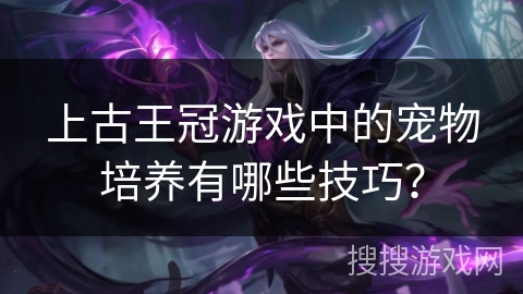 上古王冠游戏中的宠物培养有哪些技巧？