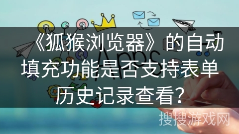 《狐猴浏览器》的自动填充功能是否支持表单历史记录查看? 《狐猴浏览器》的自动填充功能是否支持表单历史记录查看?
