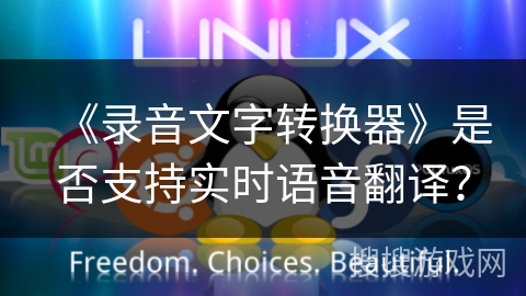 《录音文字转换器》是否支持实时语音翻译？