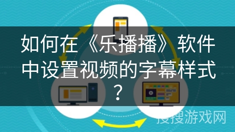 如何在《乐播播》软件中设置视频的字幕样式？