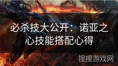 必杀技大公开：诺亚之心技能搭配心得
