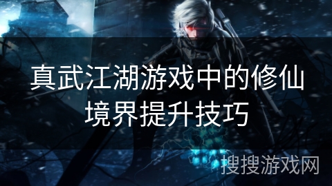 真武江湖游戏中的修仙境界提升技巧