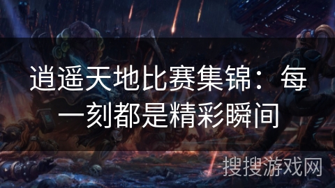 逍遥天地比赛集锦：每一刻都是精彩瞬间