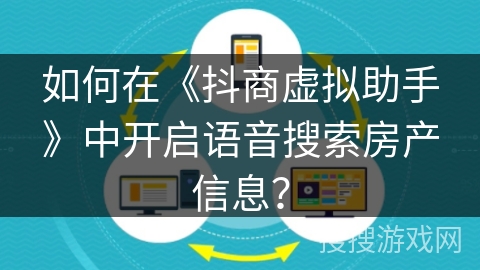 如何在《抖商虚拟助手》中开启语音搜索房产信息？