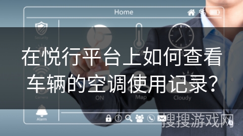 在悦行平台上如何查看车辆的空调使用记录？