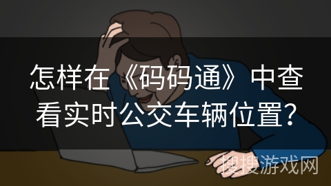 怎样在《码码通》中查看实时公交车辆位置？