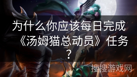 为什么你应该每日完成《汤姆猫总动员》任务？