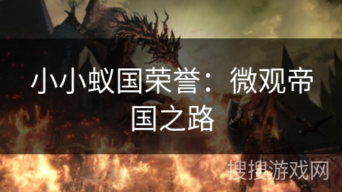 小小蚁国荣誉:微观帝国之路 小小蚁国荣誉:微观帝国之路