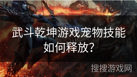 武斗乾坤游戏宠物技能如何释放？
