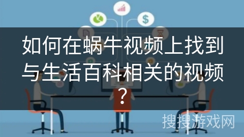 如何在蜗牛视频上找到与生活百科相关的视频？