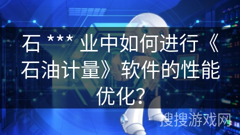 石 *** 业中如何进行《石油计量》软件的性能优化？