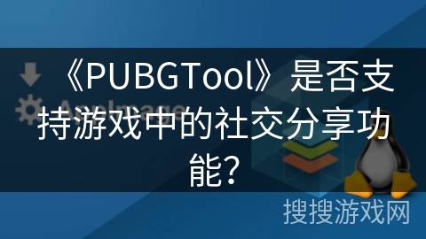 《PUBGTool》是否支持游戏中的社交分享功能？