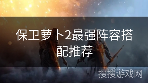 保卫萝卜2最强阵容搭配推荐