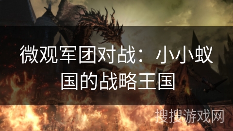 微观军团对战：小小蚁国的战略王国