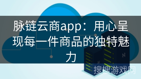 脉链云商app：用心呈现每一件商品的独特魅力