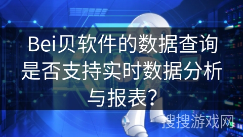 Bei贝软件的数据查询是否支持实时数据分析与报表？