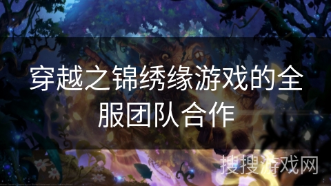 穿越之锦绣缘游戏的全服团队合作