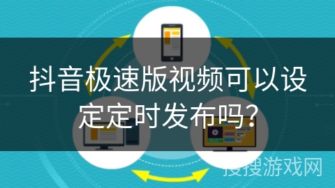 抖音极速版视频可以设定定时发布吗？