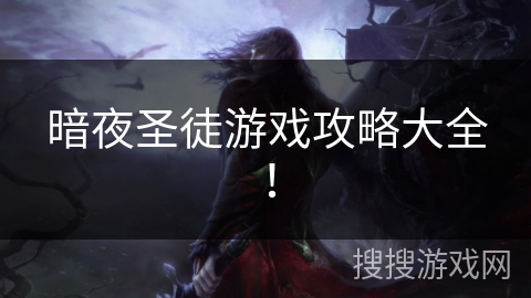 暗夜圣徒游戏攻略大全！