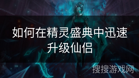如何在精灵盛典中迅速升级仙侣