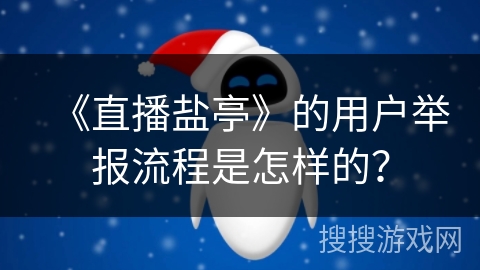 《直播盐亭》的用户举报流程是怎样的？