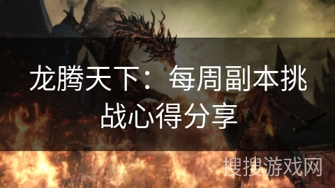 龙腾天下：每周副本挑战心得分享