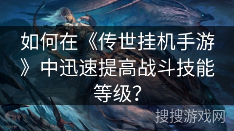 如何在《传世挂机手游》中迅速提高战斗技能等级？