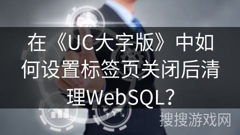 在《UC大字版》中如何设置标签页关闭后清理WebSQL？