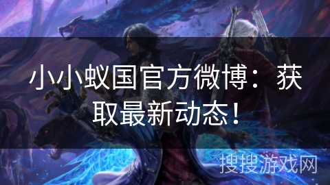 小小蚁国官方微博：获取最新动态！