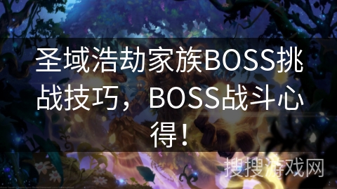 圣域浩劫家族BOSS挑战技巧，BOSS战斗心得！