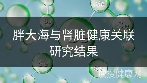 胖大海与肾脏健康关联研究结果