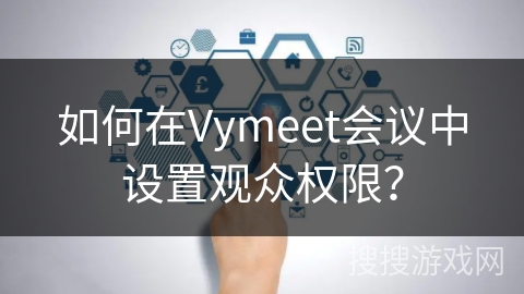 如何在Vymeet会议中设置观众权限？