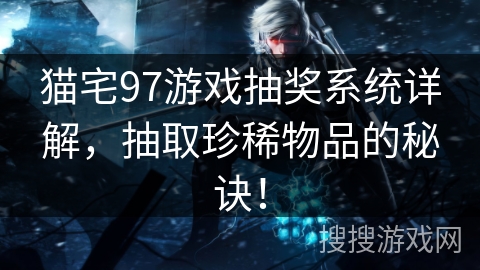 猫宅97游戏抽奖系统详解，抽取珍稀物品的秘诀！