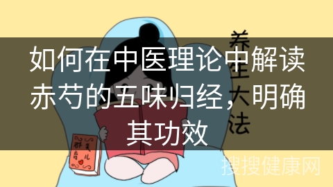 如何在中医理论中解读赤芍的五味归经，明确其功效