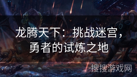 龙腾天下：挑战迷宫，勇者的试炼之地