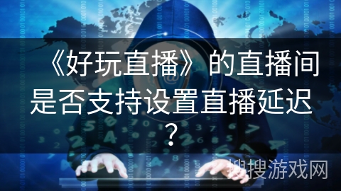 《好玩直播》的直播间是否支持设置直播延迟？